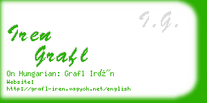 iren grafl business card